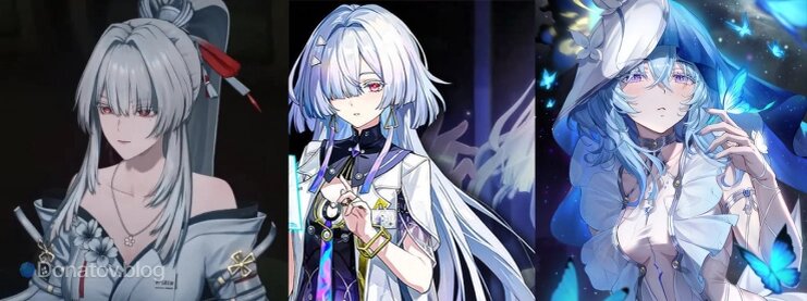    Хиюки (Hiyuki), Морни и Хранительница Берегов представляют одинаковый типаж в Wuthering Waves 3.2