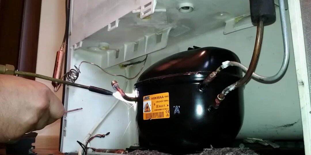 ⚡Замена поршневого компрессора в холодильнике ❄️