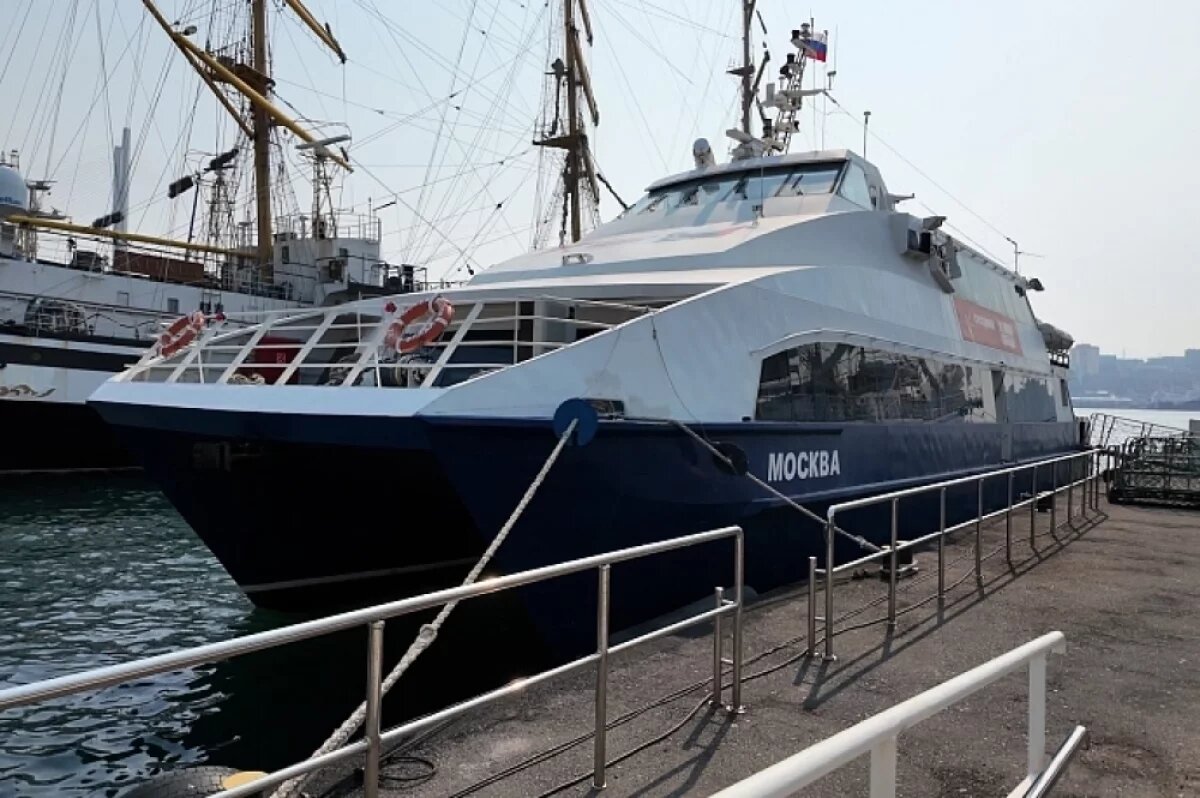    Катамаран «Москва» вышел на линию Владивосток – Попова – Рейнеке