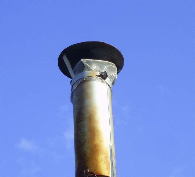 Дефлектор (грибок) на оголовье дымохода