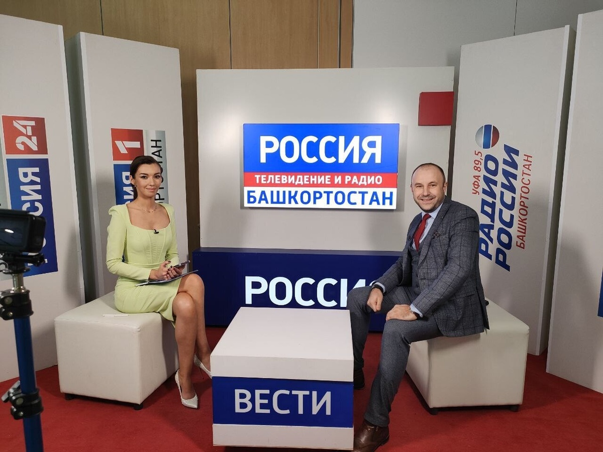 Борис Сазонов в студии РОССИЯ 24