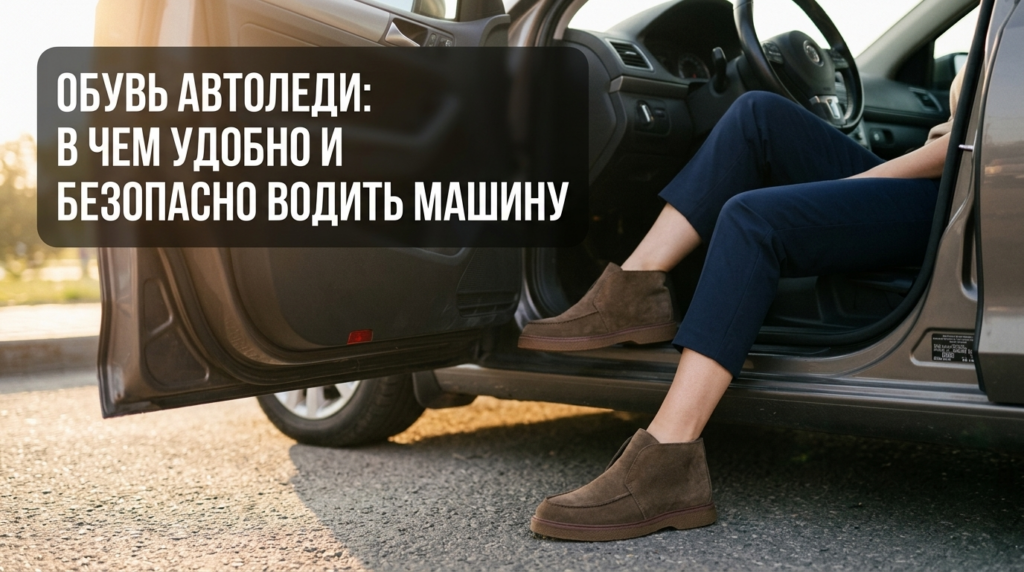    Правильная обувь — залог комфортного и безопасного вождения. Носим Сутками