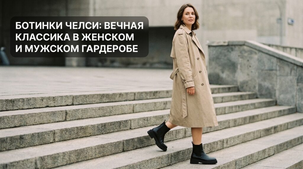    Ботинки челси — универсальная и стильная обувь для мужских и женских образов. Носим Сутками