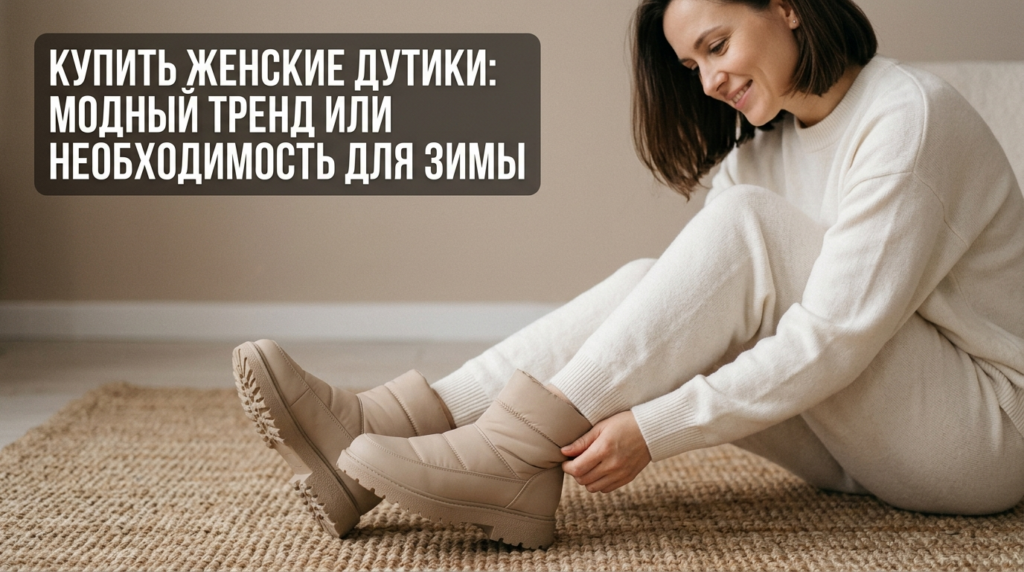    Женские дутики: идеальное сочетание модного тренда и защиты от зимних холодов. Носим Сутками