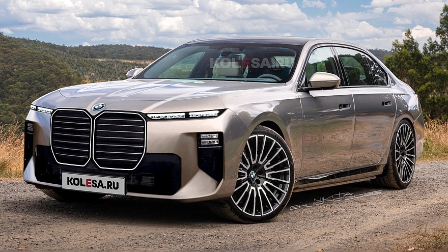    Рендер обновлённой BMW 7 серии