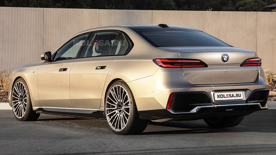    Рендер обновлённой BMW 7 серии