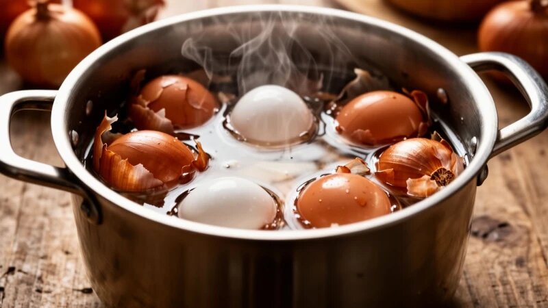     Яйца вареные. Крашеные яйца. Нейросети