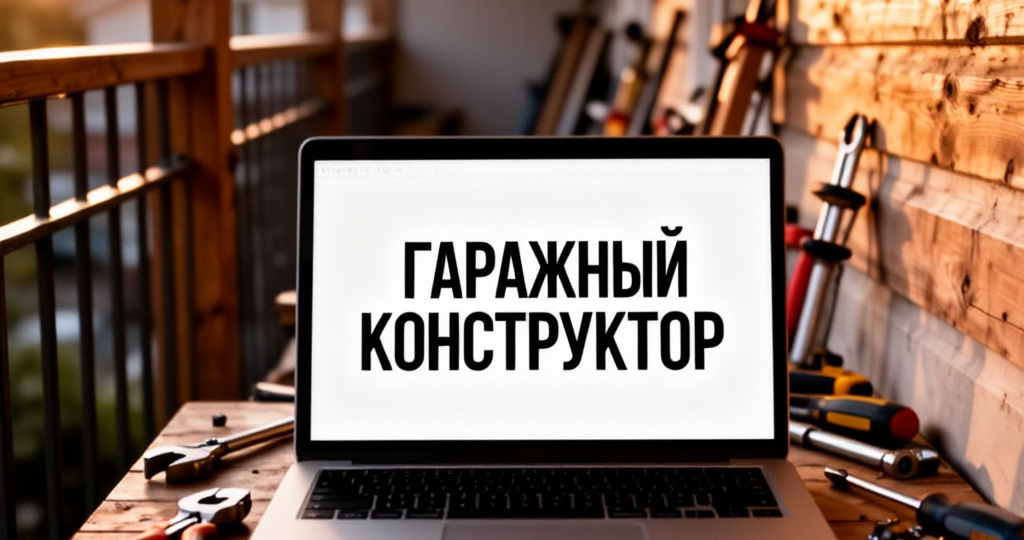 Рабочее место на балконе. Мой проект на ближайшее время.