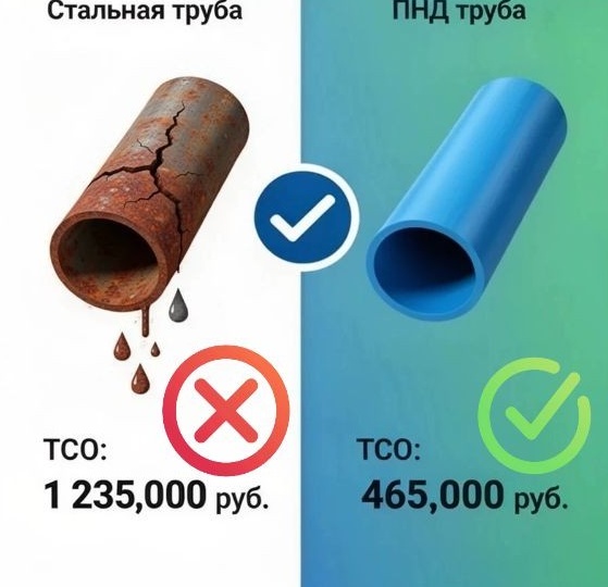 Экономическое обоснование: почему ПНД трубы выгоднее стальных в долгосрочной перспективе (калькуляция на 10 лет) 📊💰🏭