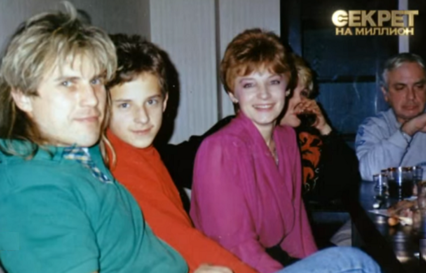 Алексей Глызин с первой женой и сыном. Фото: соцсети