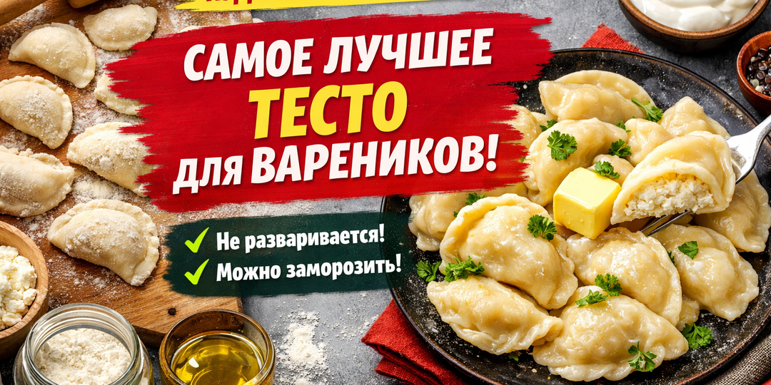Рецепт, после которого вы перестанете покупать вареники в магазине