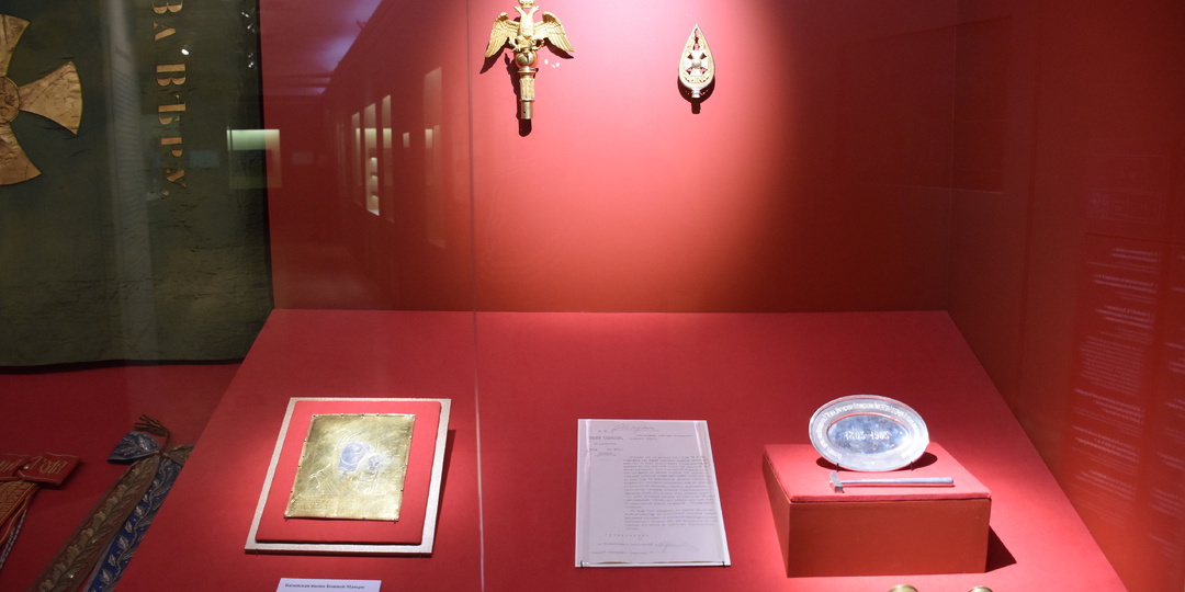 ГИМ. Тульская Казанская икона Божией Матери - экспонат выставки «Сокровища полковых музеев. Традиции и реликвии российской армии»