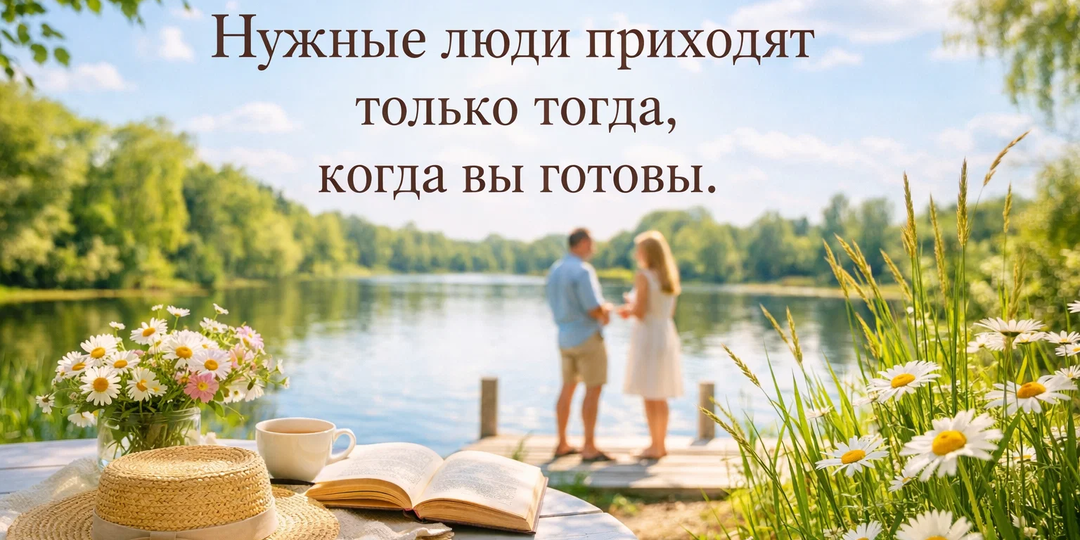 Почему нужные люди приходят только тогда, когда вы готовы