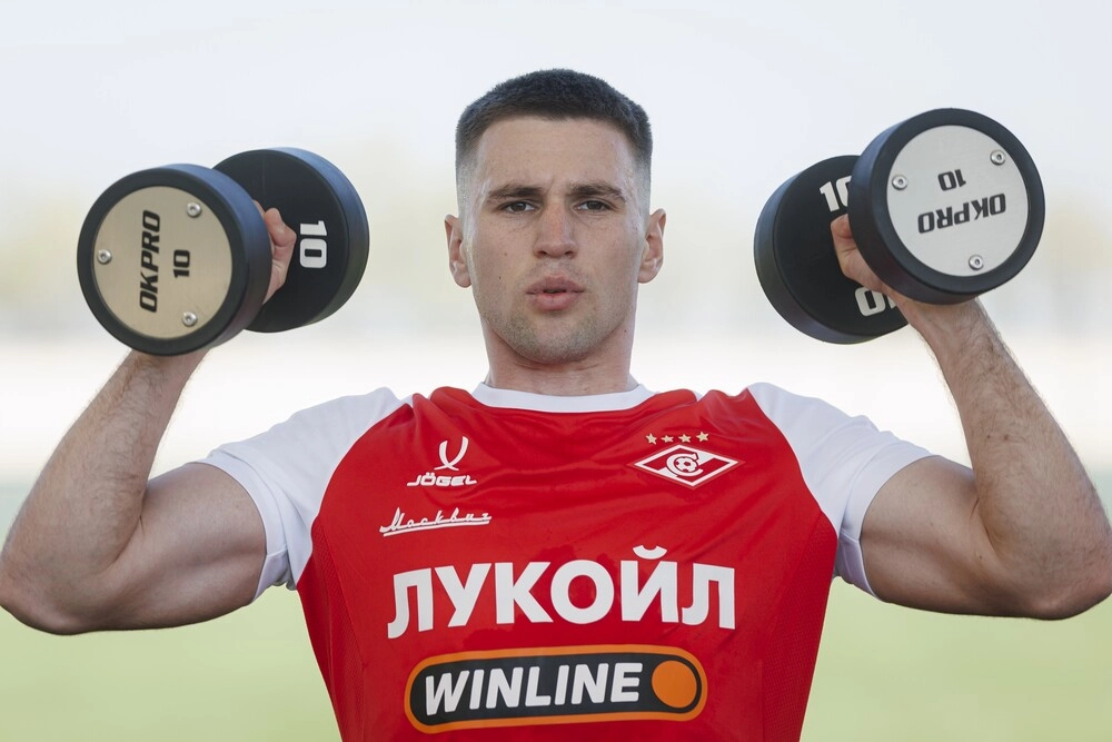 Защитник московского "Спартака" Владислав Саусь. Фото из интернета.