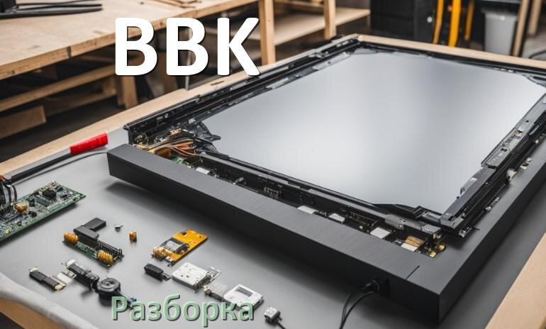 
Как разобрать телевизор BBK снять крышку задней панели