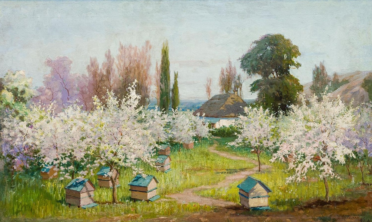 Л.И.Бродская. Крым. Пасека. Конец 1930-х.