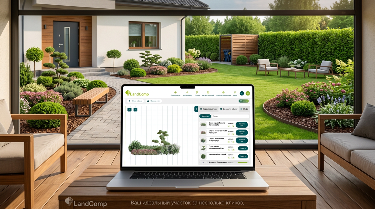 Основная лужайка