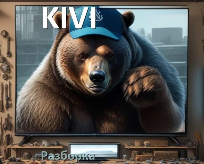 
Как разобрать телевизор KIVI снять крышку задней панели