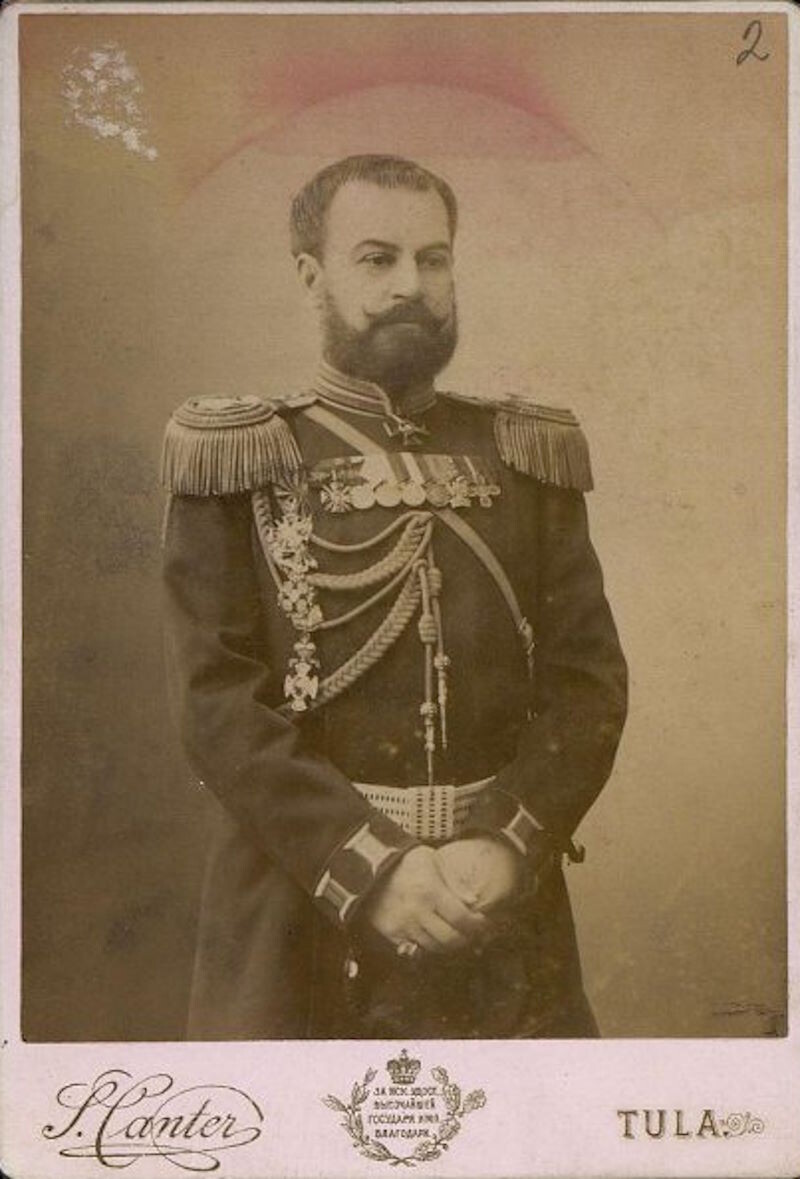 Божерянов - полковник, командир полка в 1897 г. Кантер С. 1900-е гг.