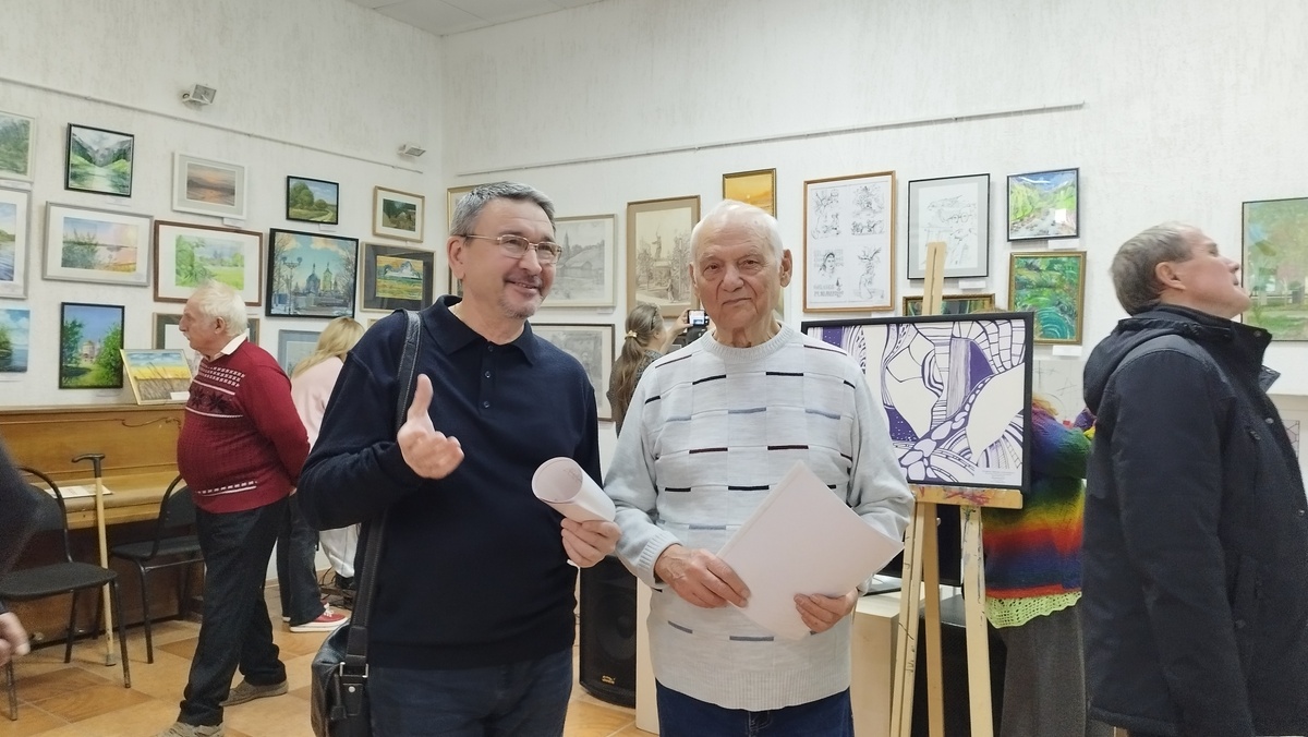 Волгоградские художники Ринат Хабибулин и Витол Человский.