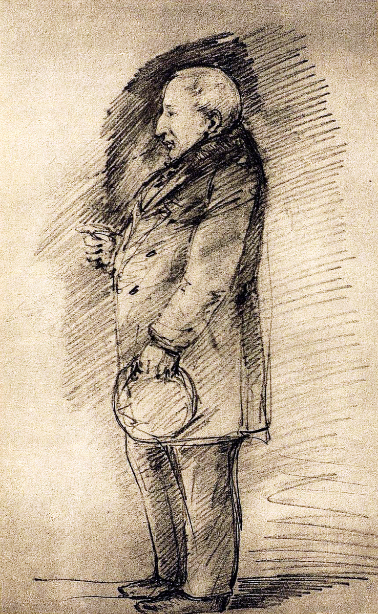 Иван Михайлович Снегирёв (1793-1868) рис. Н. А. Мартынова
