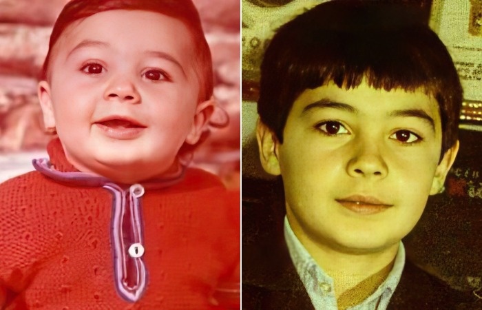 Алексей Чумаков в детстве.