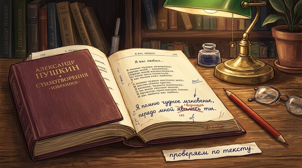 В старых альбомах цитаты переписывали от руки. Ошибка могла размножиться быстрее, чем сплетня на лавочке.