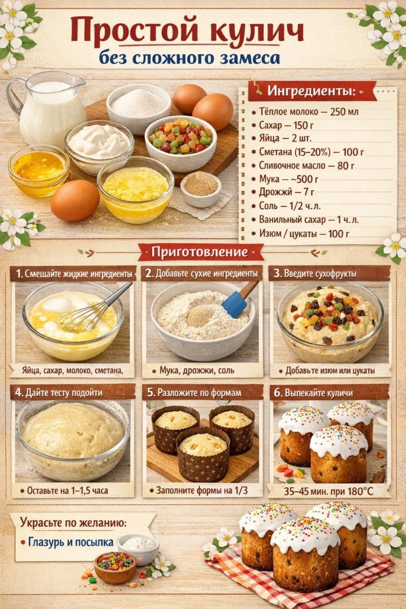 Простой кулич