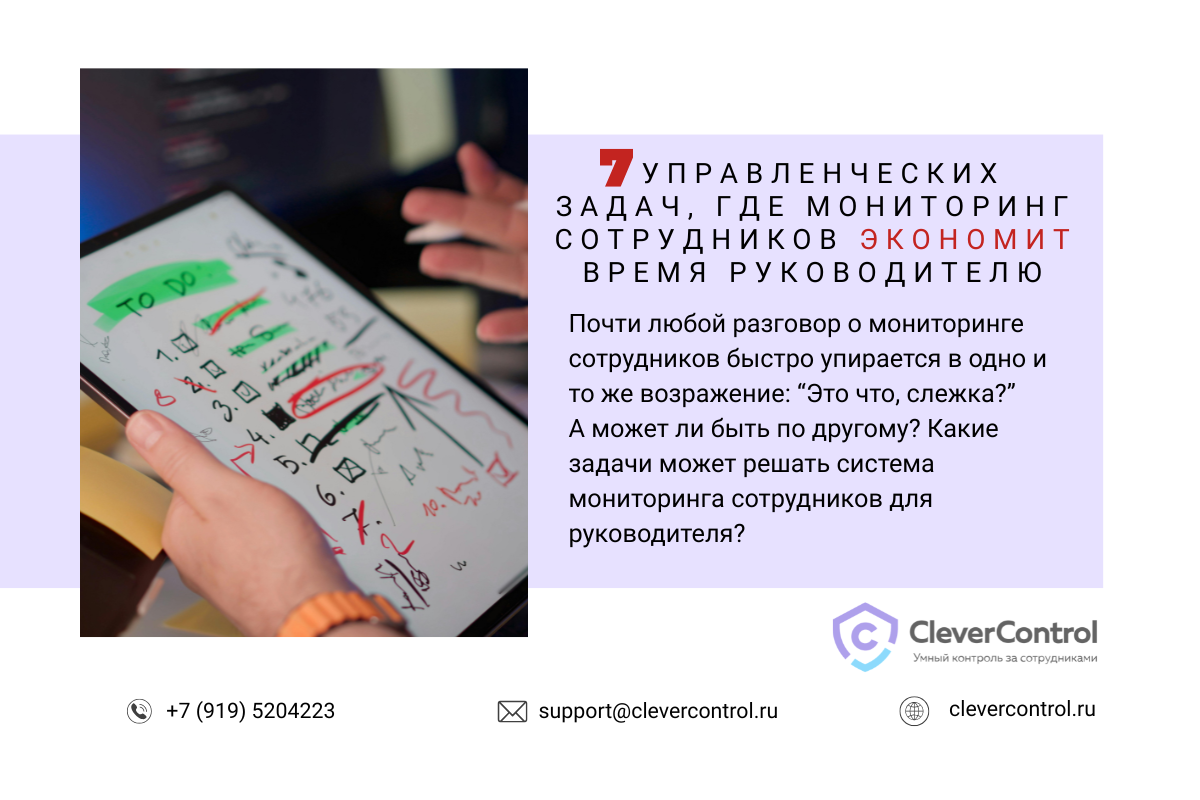 CleverControl - ПО для мониторинга сотрудников и его польза для руководителей