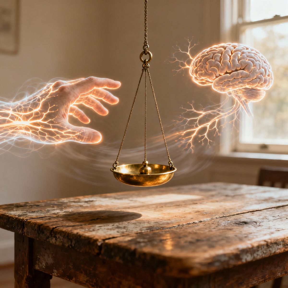 Когда ты задаёшь вопрос судьбе, кажется, что отвечает что‑то внешнее. Но на самом деле весы качаются внутри тебя. Мозг уже принял решение, а тело лишь слегка показывает его через микродвижение. Это не магия и не знак свыше — это работа подсознания, которое взвешивает твой страх и твоё желание.

Иногда самое мистическое — это честность перед собой.