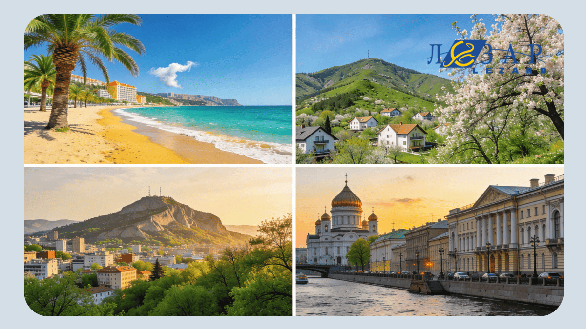Море, горы, Петербург или термальные воды — куда вы поедете на майские 2026? (Иллюстрация)