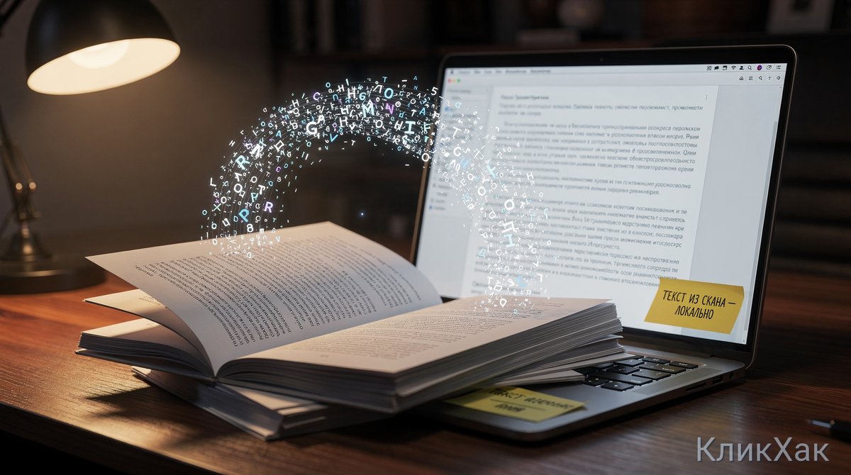 Текст из PDF и сканов