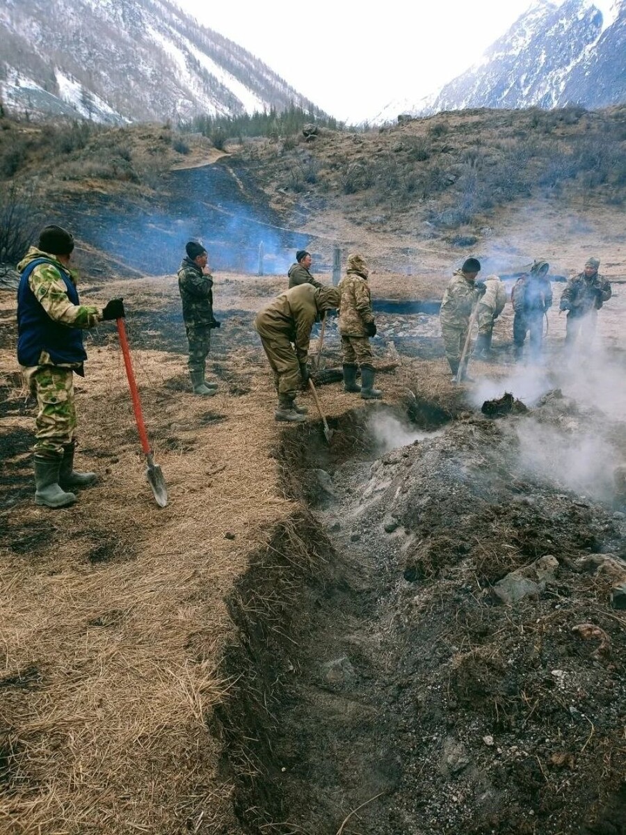    Задымление в урочище Кулагаш. Источник: Администрация Кош-Агачского района