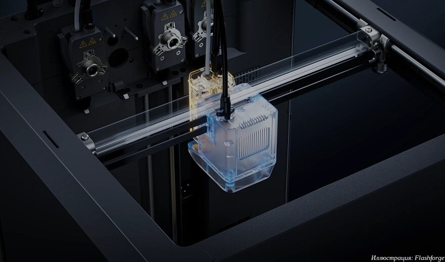Компания Flashforge представила 3D-принтер Creator 5 c тулченджером