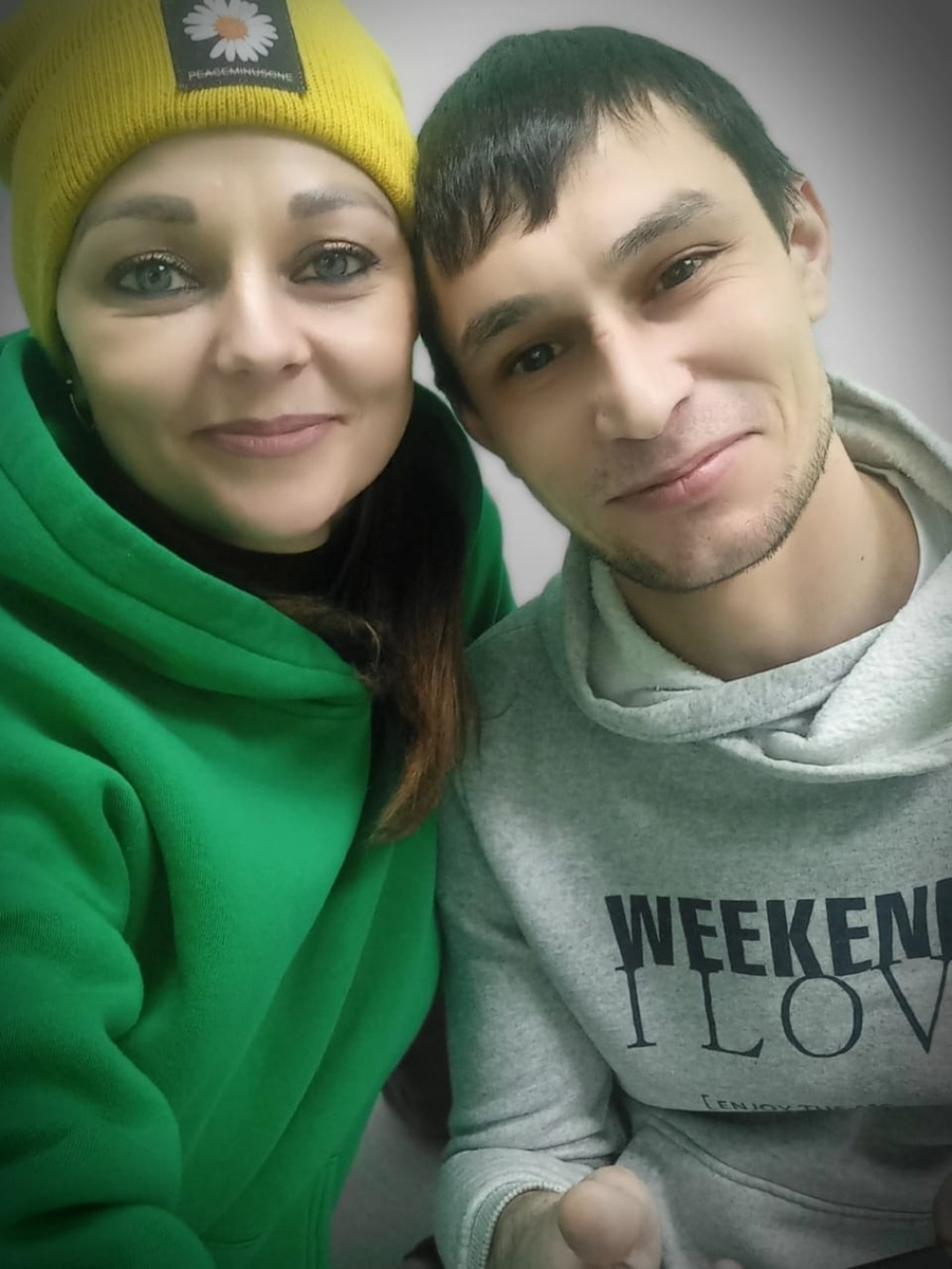 Олег Мулгачев с женой