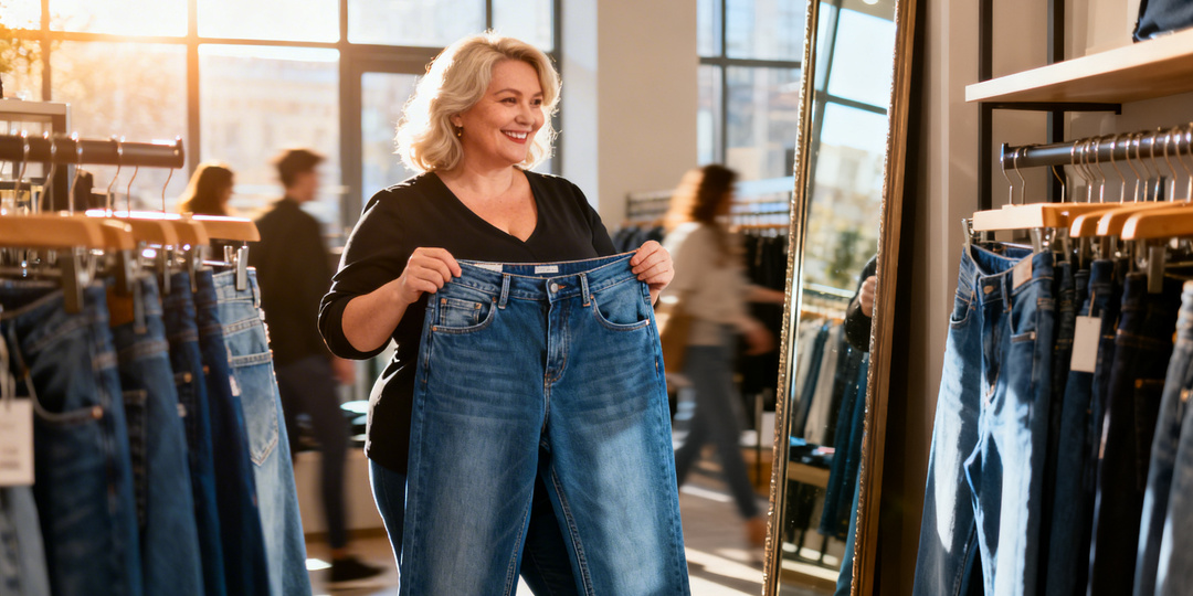 Стилисты назвали джинсы для пышных форм, которые визуально стройнят