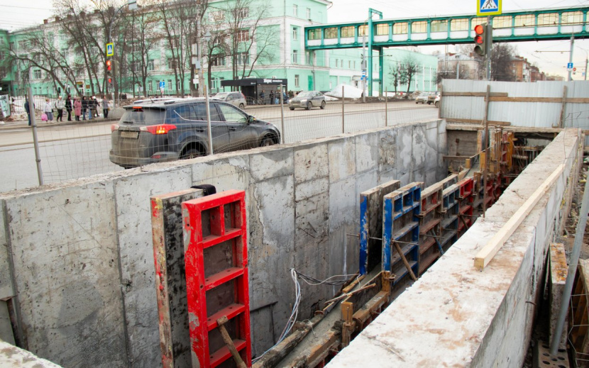   Ремонт подземного перехода на ул. Удмуртской. Фото: Данил Иванов