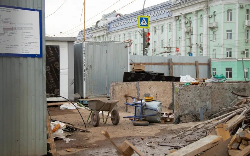    Ремонт подземного перехода на ул. Удмуртской. Фото: Данил Иванов