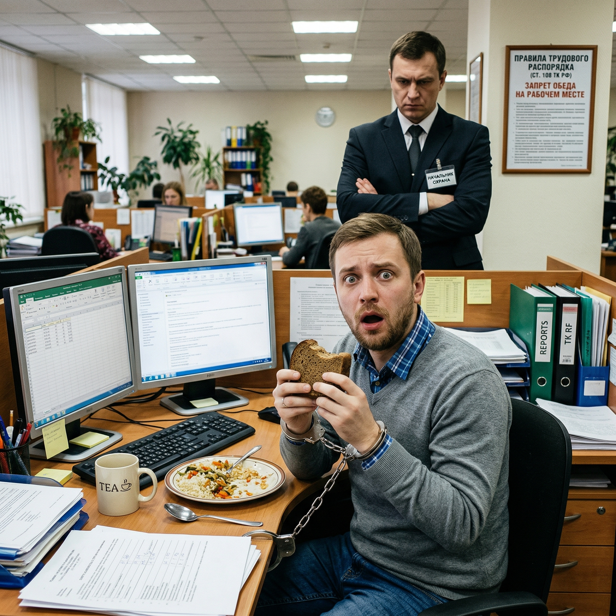 Работодатель вправе прописать в правилах внутреннего распорядка, где и когда сотрудникам разрешено принимать пищу.