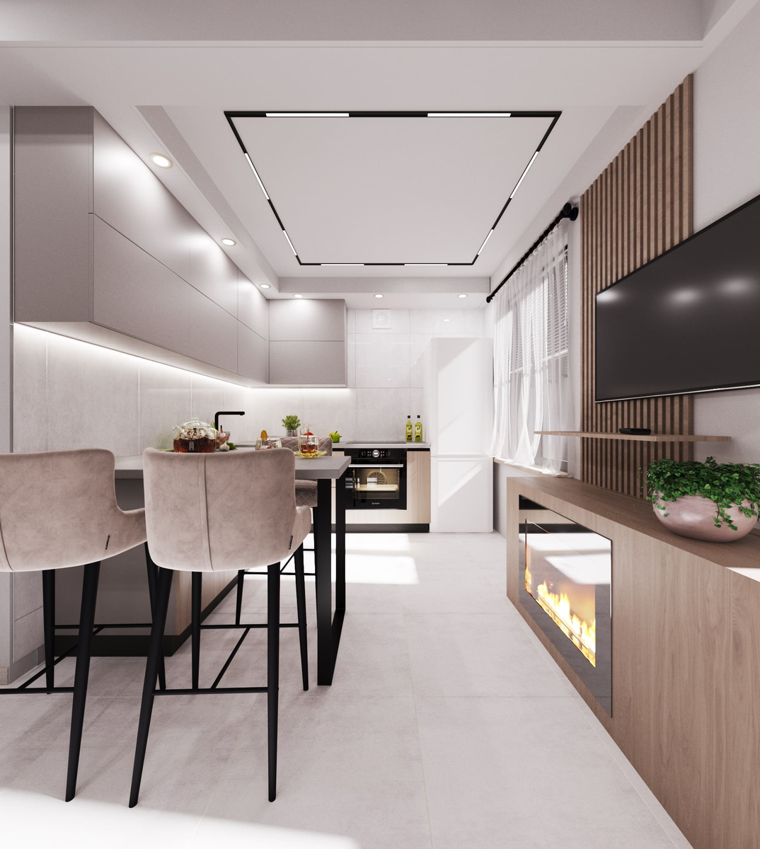 Ремонт в квартире-студии. Проект Domeo