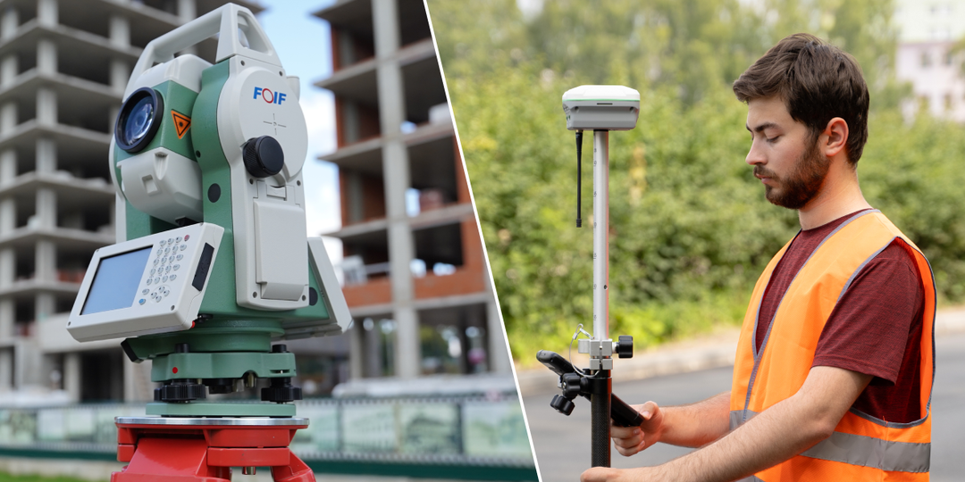 Тахеометр или GNSS-приемник: что выбрать для выноса точек и съемки участка