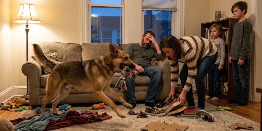 История о том, как семья не справилась с собакой