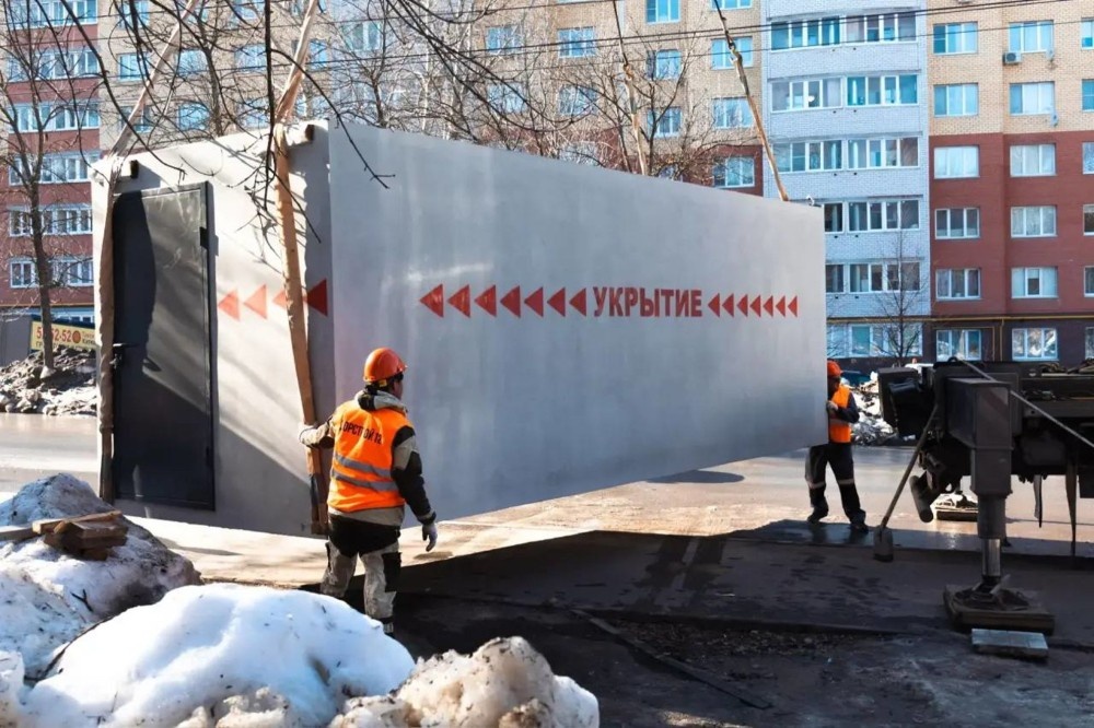    Первую партию бетонных укрытий установили в Чебоксарах