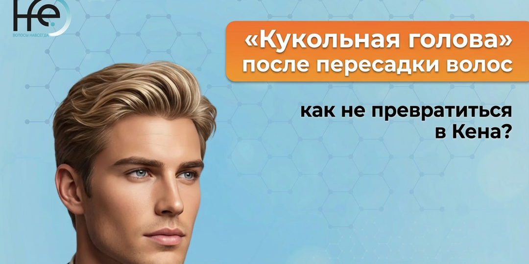 «Кукольная голова» после пересадки волос: как не превратиться в Кена?
