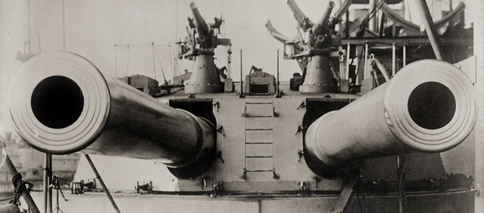 Орудия главного калибра на «Дредноуте». Фото из открытых источников