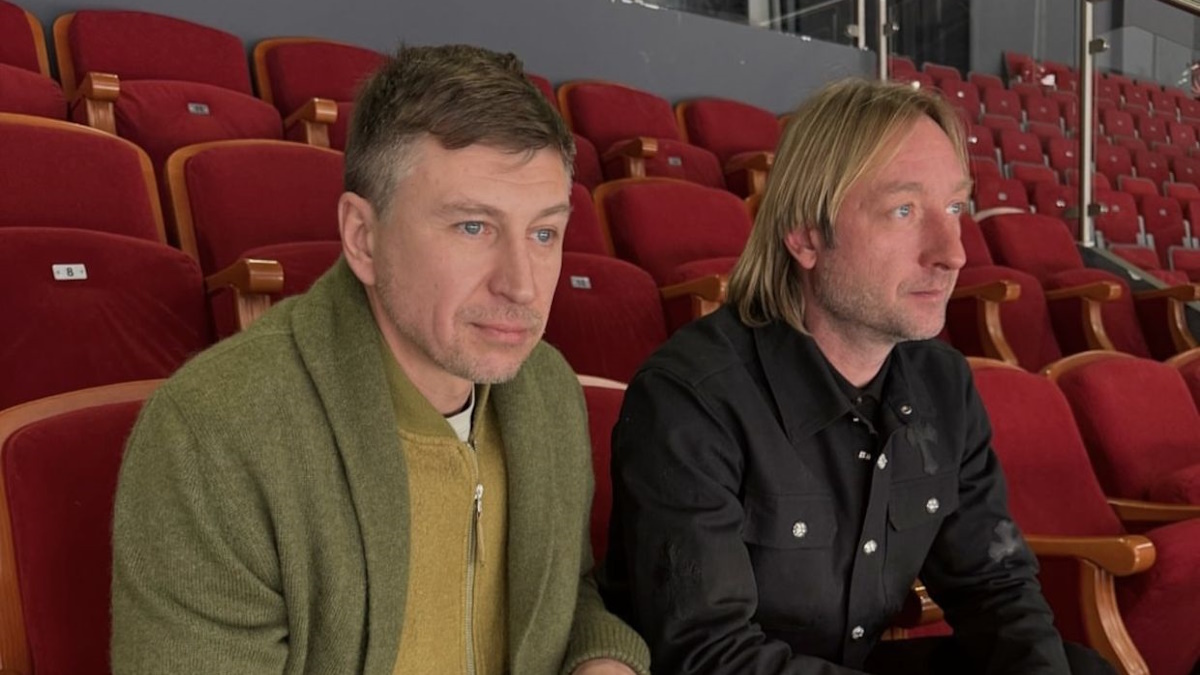    Евгений Плющенко и Алексей Ягудин. Фото: личный архив фигуристов