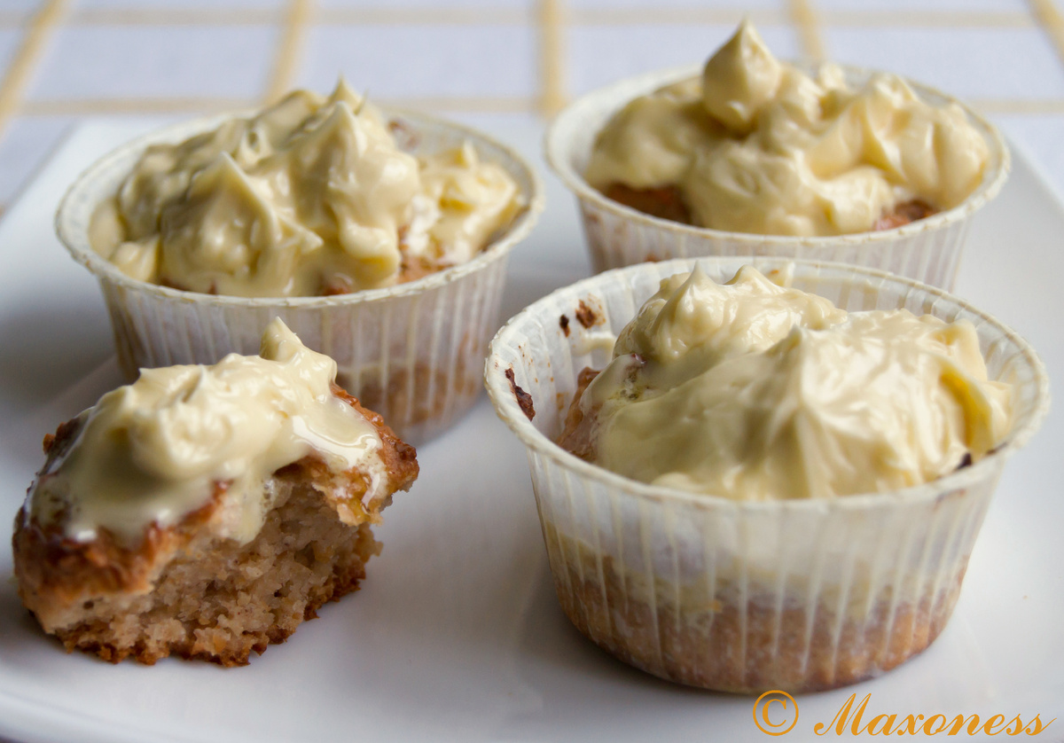 Постные чайные маффины