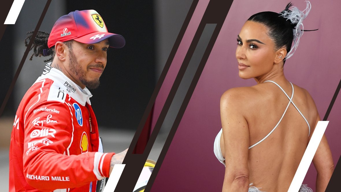    Льюис Хэмилтон и Ким Кардашьян. Getty Images