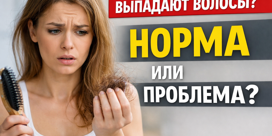 Волосы начали выпадать сильнее: это уже проблема или норма?