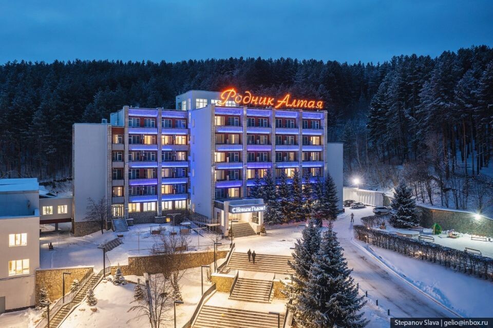    Как выглядит Белокуриха с высоты птичьего полета. Источник: Gelio | Слава Степанов